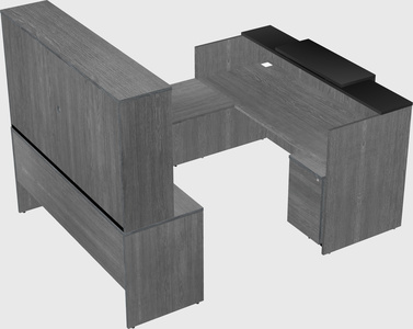 Comptoir d'accueil modulable