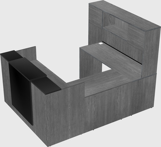 Comptoir d'accueil modulable