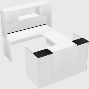 Comptoir d'accueil modulable