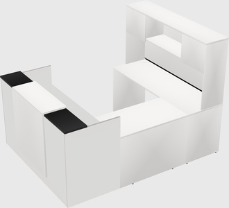 Comptoir d'accueil modulable