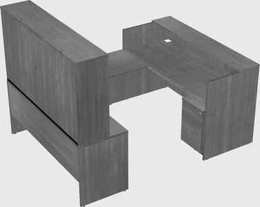 Comptoir d'accueil modulable