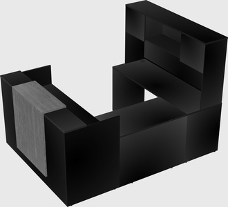 Comptoir d'accueil modulable