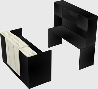 Comptoir d'accueil modulable