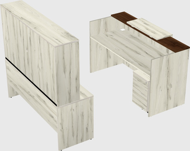 Modular reception desk