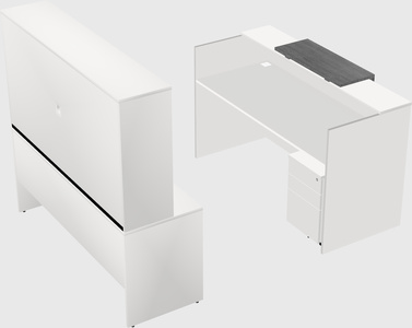 Comptoir d'accueil modulable