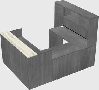 Comptoir d'accueil modulable