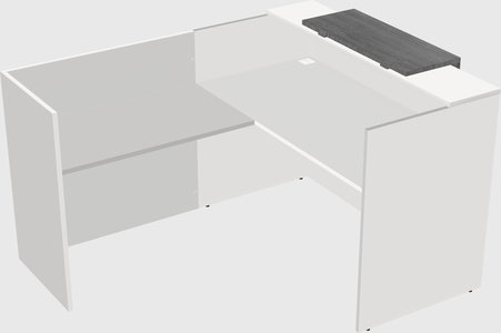 L-shaped modular reception