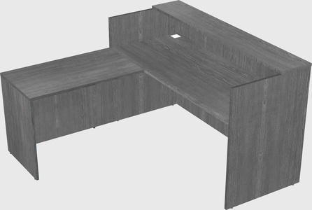 L-shaped modular reception