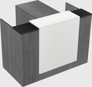 L-shaped modular reception