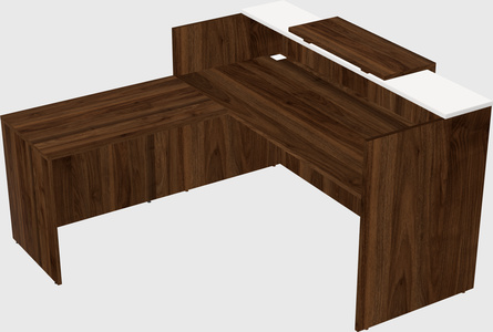 L-shaped modular reception