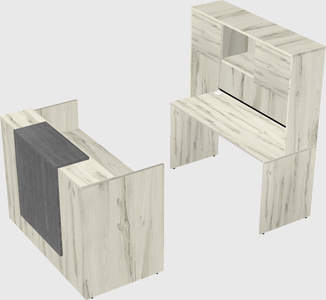 Modular reception desk
