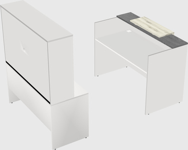Modular reception desk