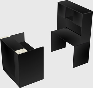Modular reception desk