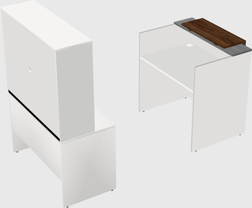 Modular reception desk