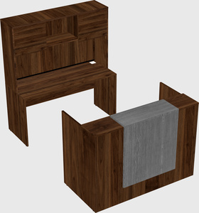 Comptoir d'accueil modulable