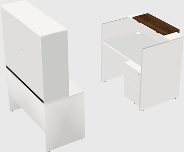 Modular reception desk