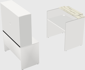 Modular reception desk