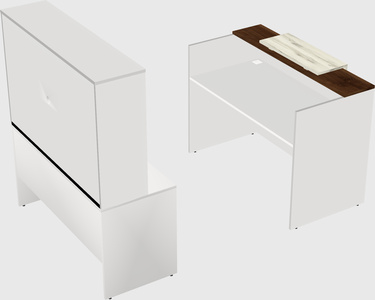 Modular reception desk
