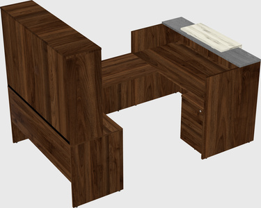 Modular reception desk