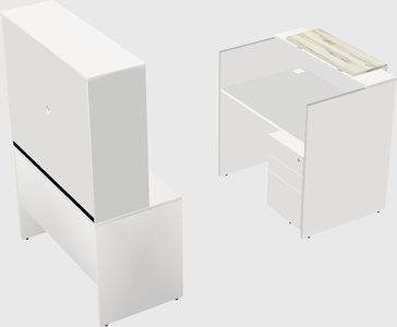Modular reception desk