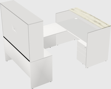Modular reception desk