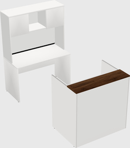 Comptoir d'accueil modulable