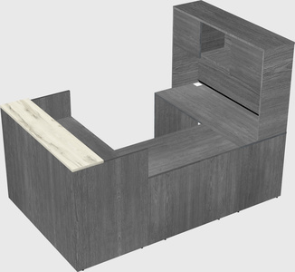 Comptoir d'accueil modulable