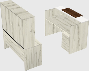 Modular reception desk