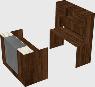 Modular reception desk