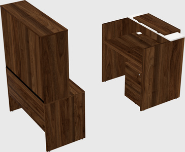Modular reception desk