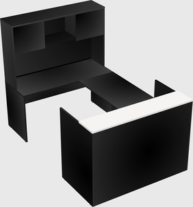 Comptoir d'accueil modulable