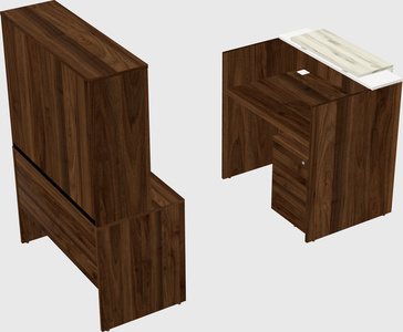Modular reception desk