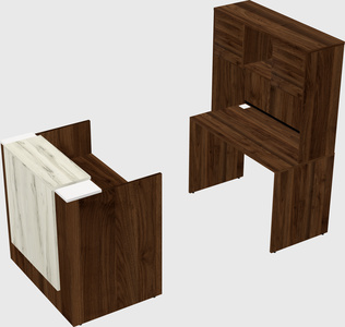Modular reception desk