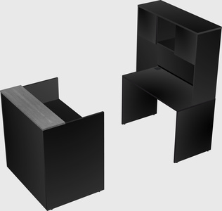 Comptoir d'accueil modulable