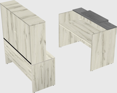 Modular reception desk