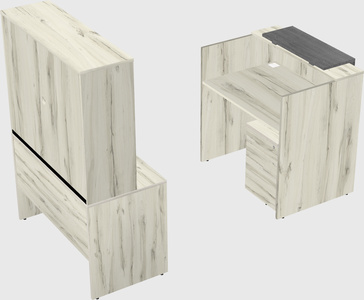 Modular reception desk