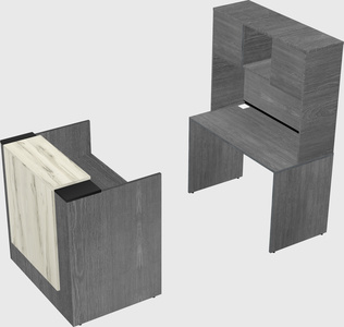 Modular reception desk