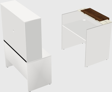 Modular reception desk