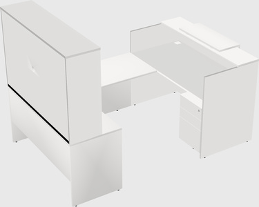 Comptoir d'accueil modulable