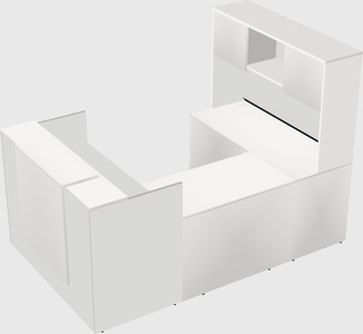 Comptoir d'accueil modulable