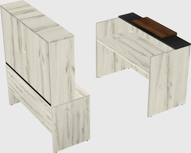 Modular reception desk