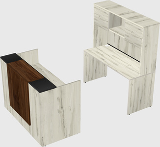 Modular reception desk