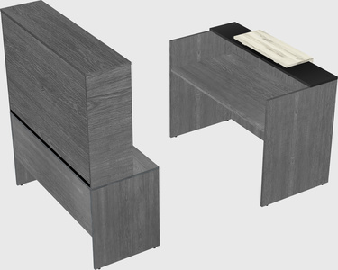 Modular reception desk