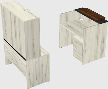 Modular reception desk