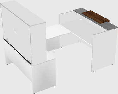 Modular reception desk