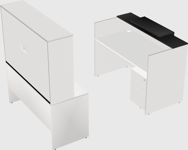 Modular reception desk