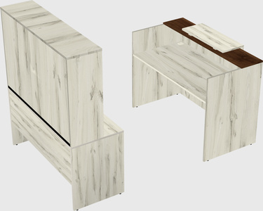 Modular reception desk