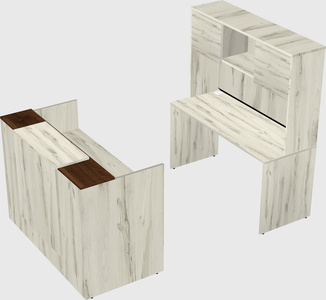Modular reception desk