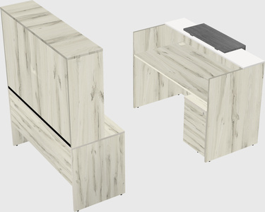 Modular reception desk