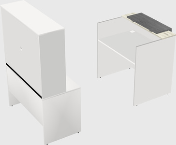 Modular reception desk